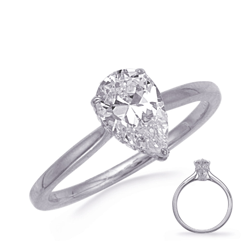 White Gold Diamond Engagement