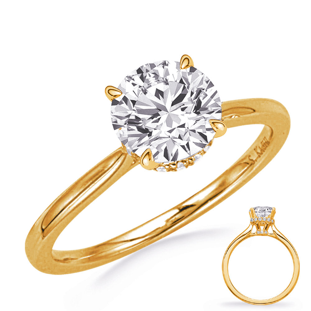 Yellow Gold  Engagement Ring