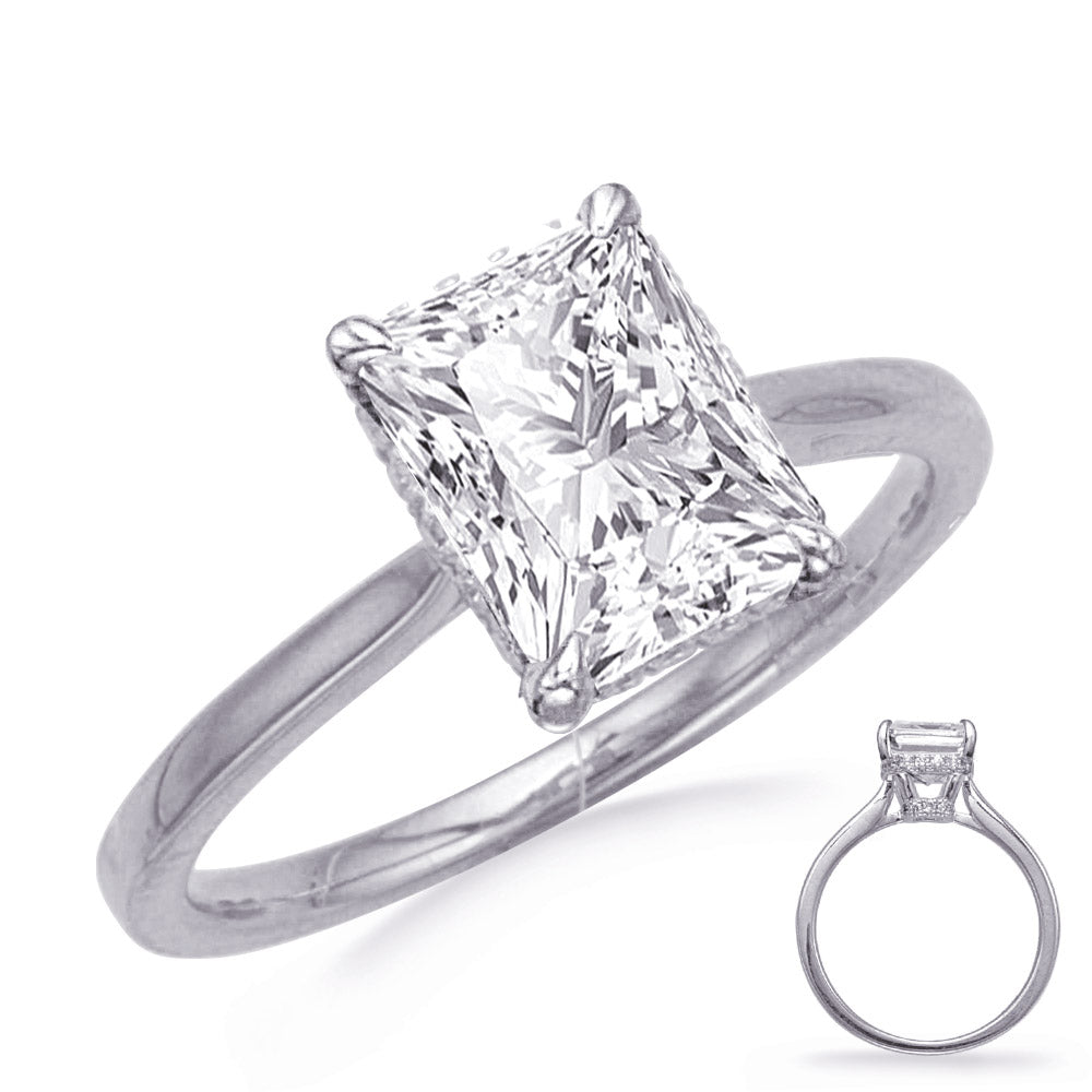 White Gold Diamond  Engagement Ring