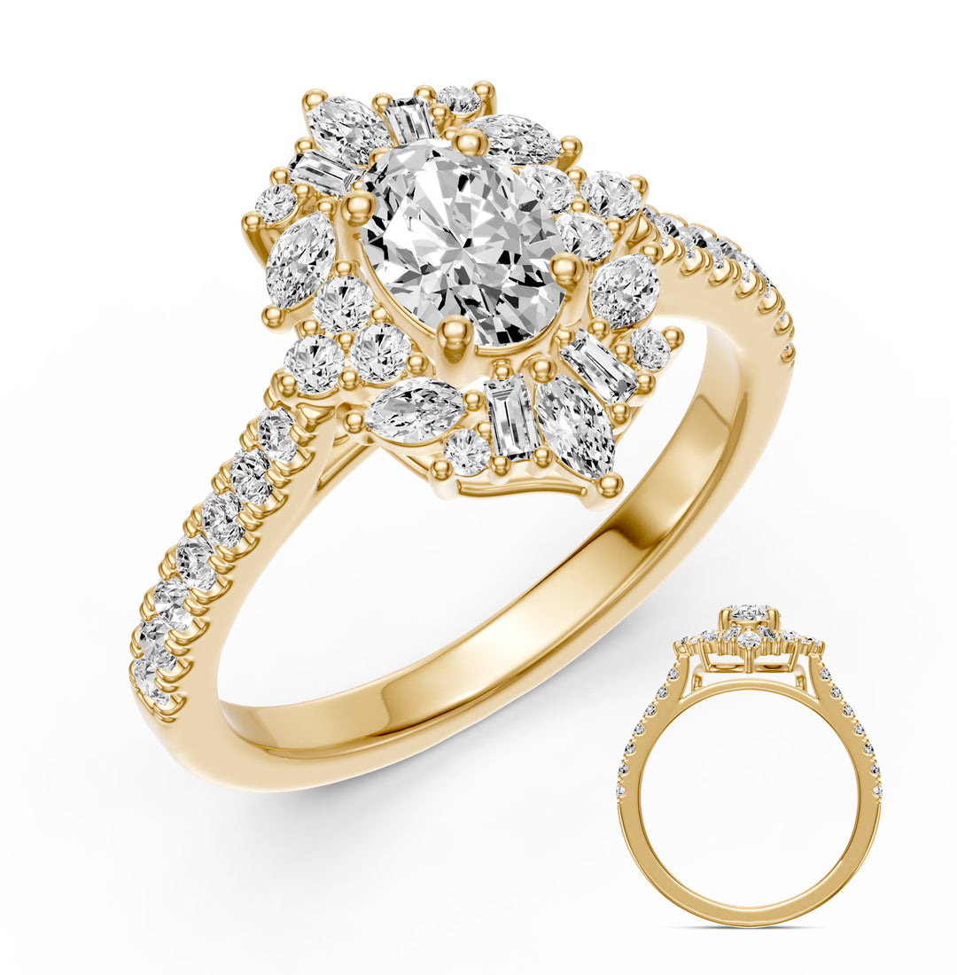 Yellow Gold Engagement Ring