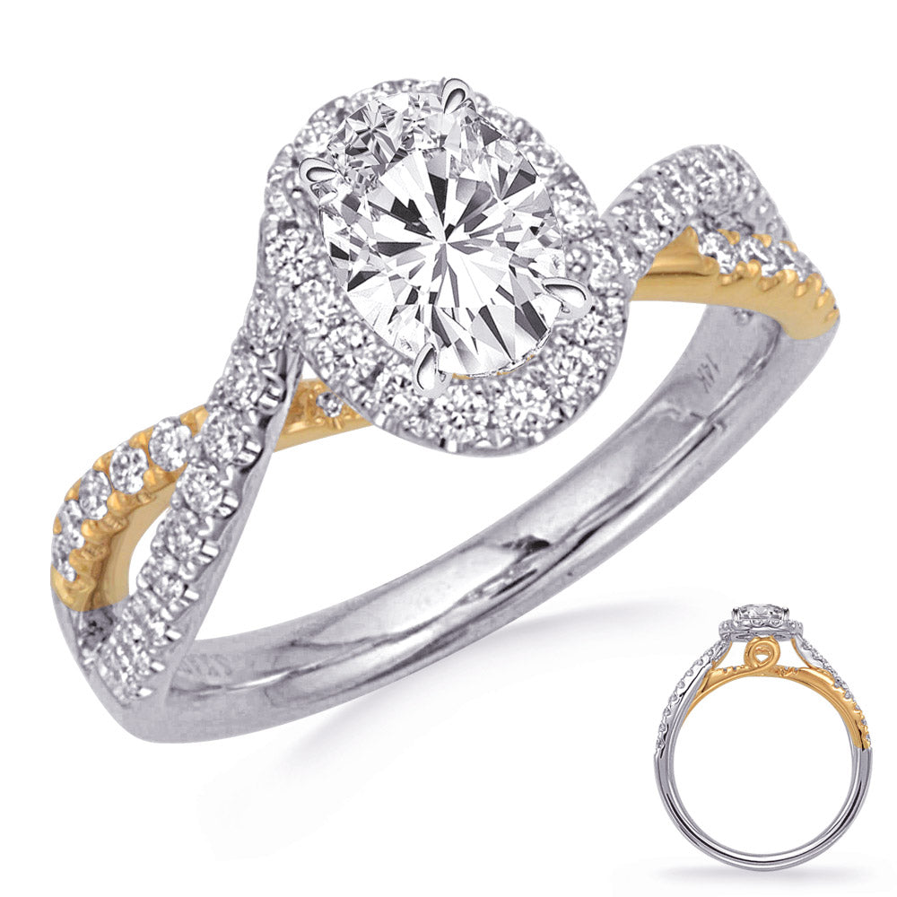 Yellow & White Gold Diamond Ring