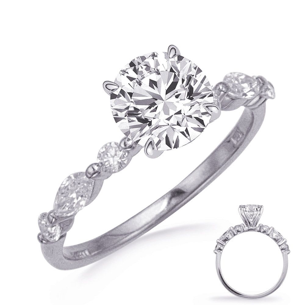 White Gold Engagement Ring