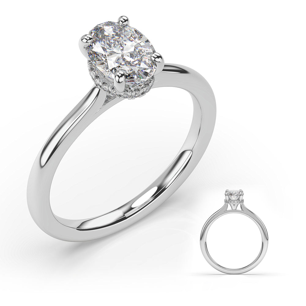 White Gold Engagement Ring