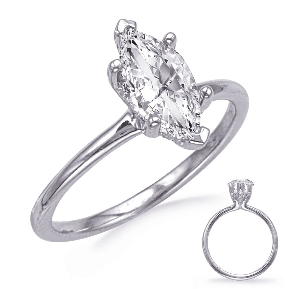 White Gold Engagement Ring