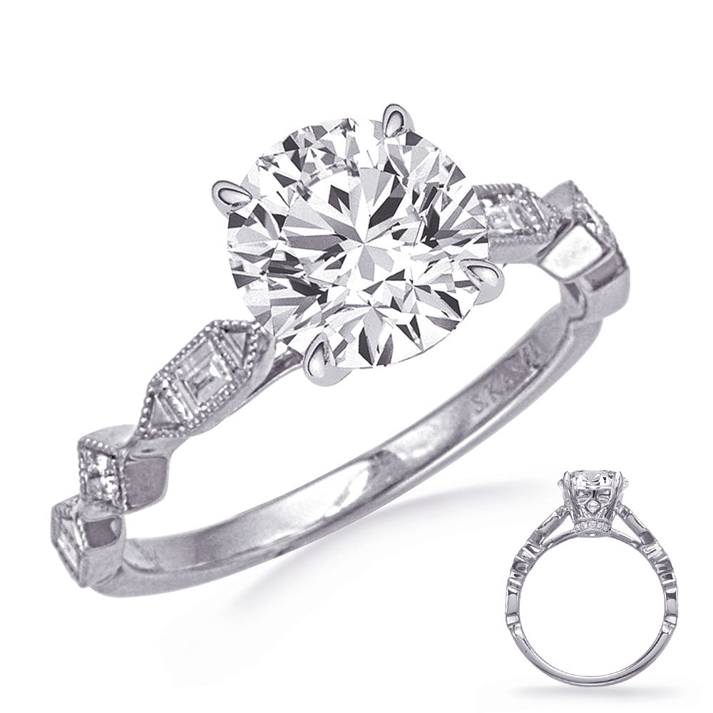 White Gold Engagement Ring