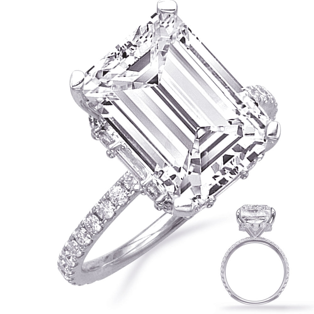 White Gold Engagement Ring