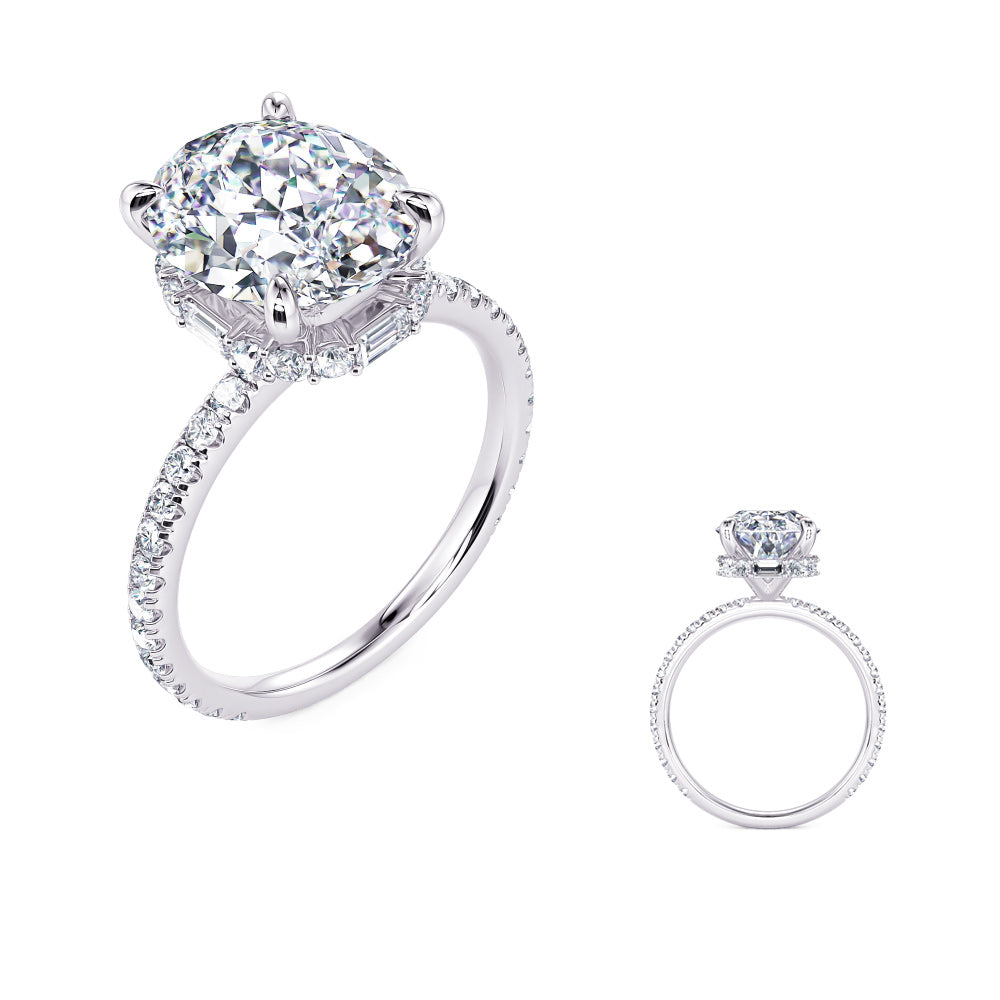 White Gold Engagement Ring