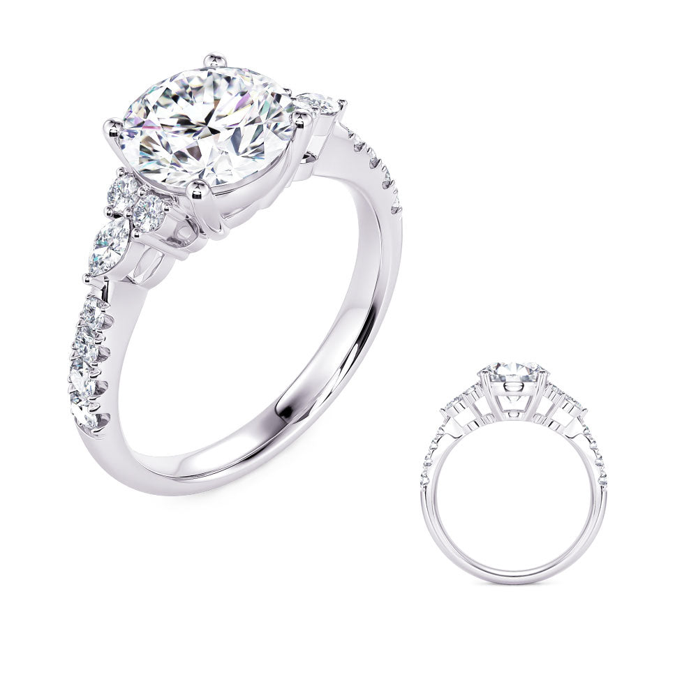 White Gold Engagement Ring