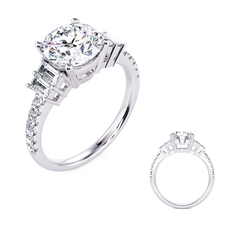 White Gold Engagement Ring