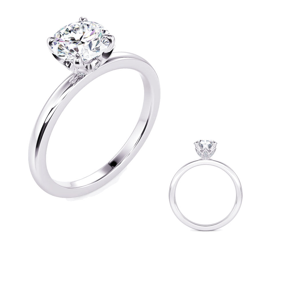 White Gold Engagement Ring
