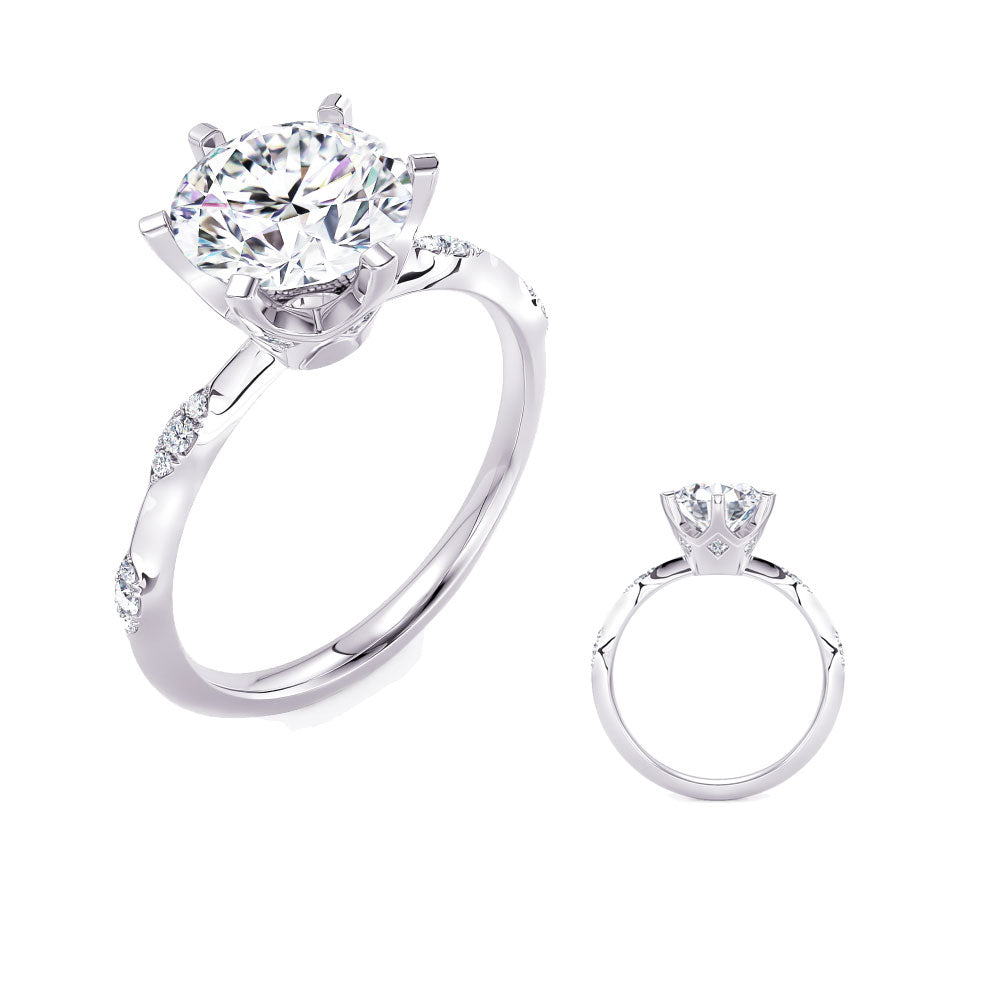 White Gold Engagement Ring