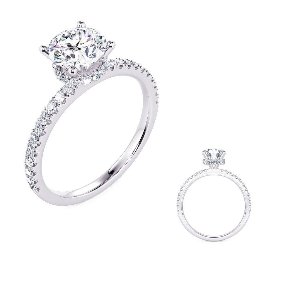 White Gold Engagement Ring