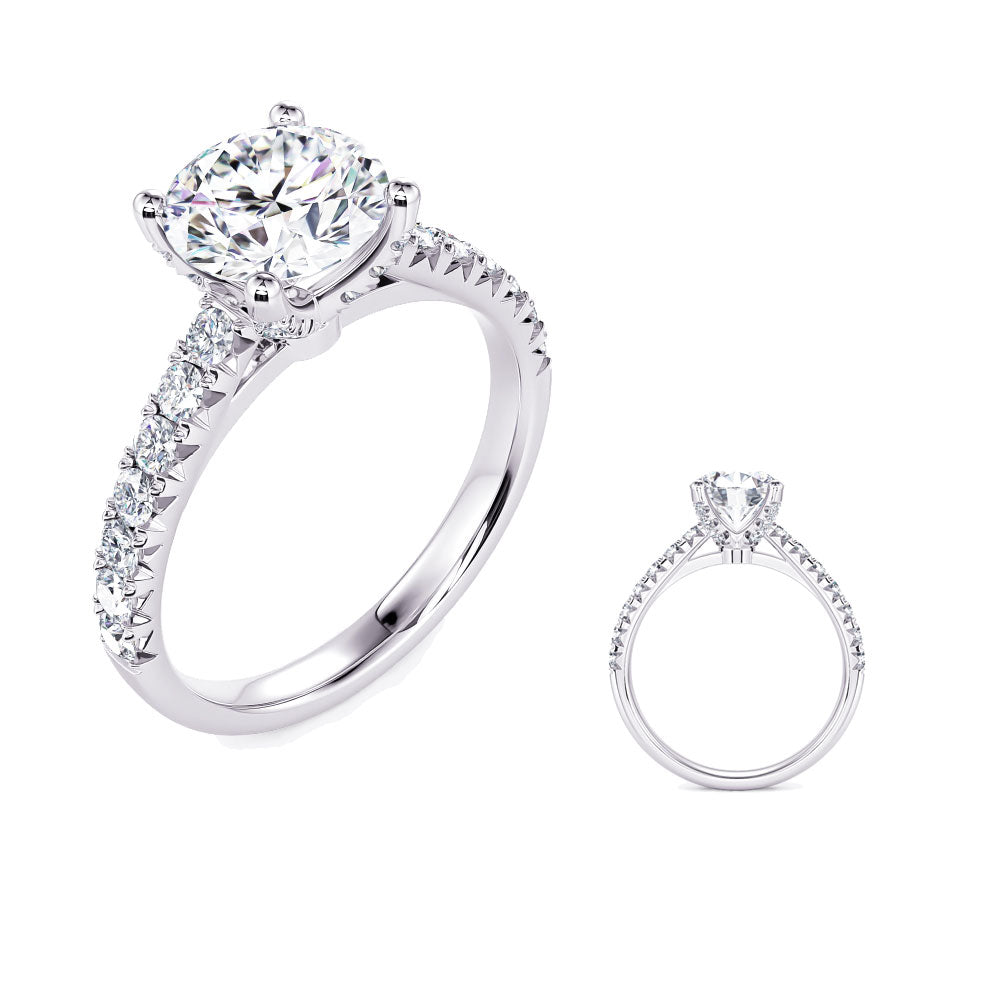White Gold Engagement Ring