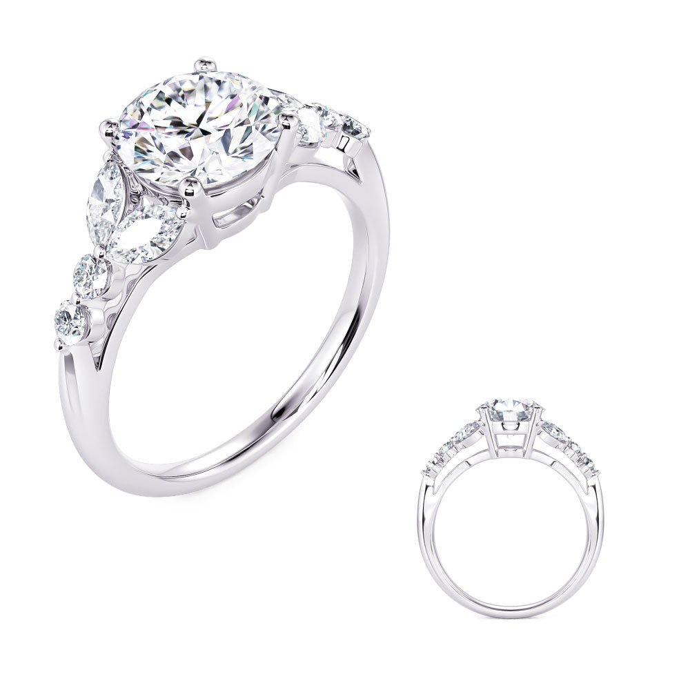 White Gold Engagement Ring