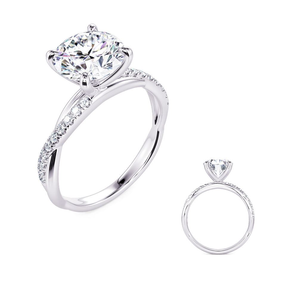 White Gold Engagement Ring