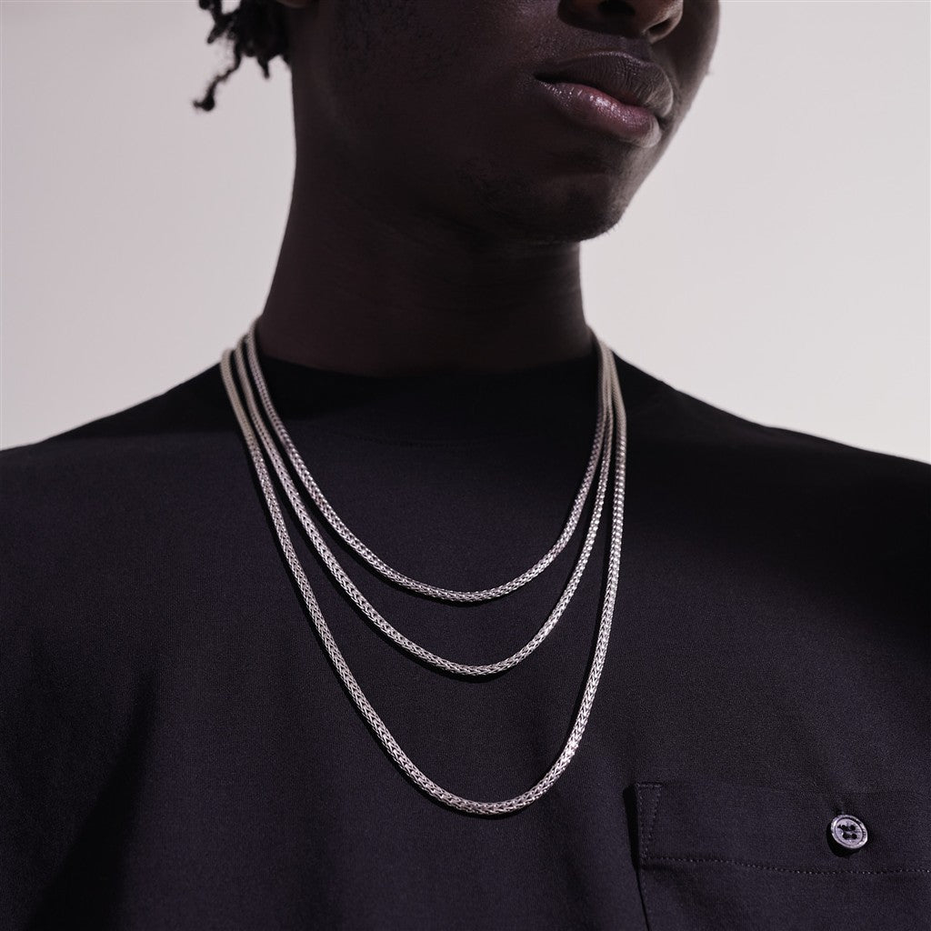 Icon Necklace, Sterling Silver, 3.5MM