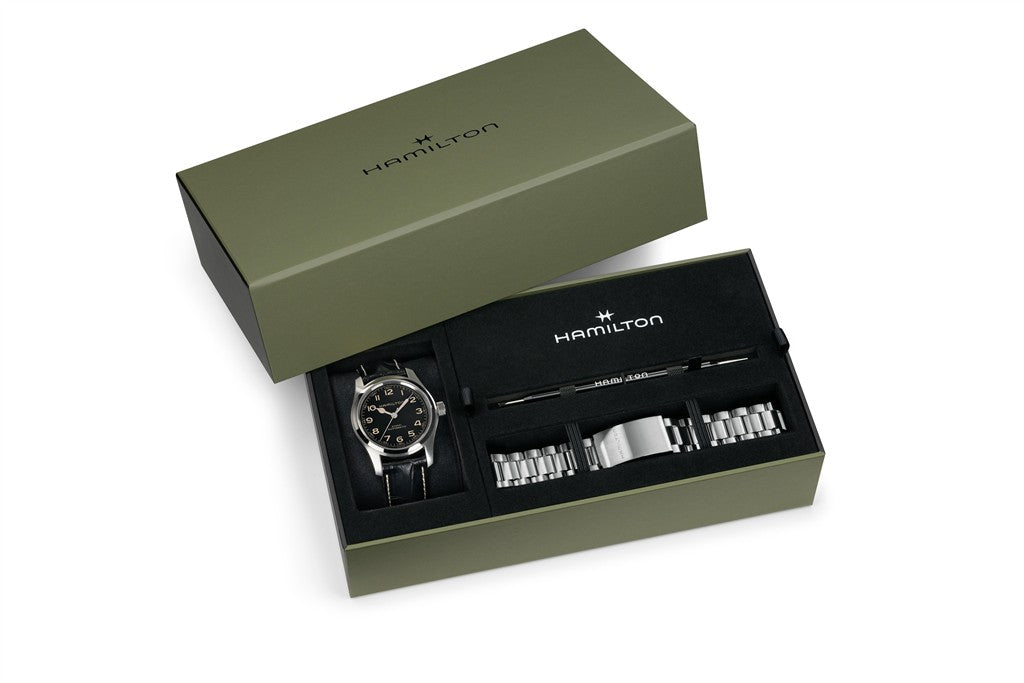 Khaki Field Murph Auto 42mm Bracelet Bundle