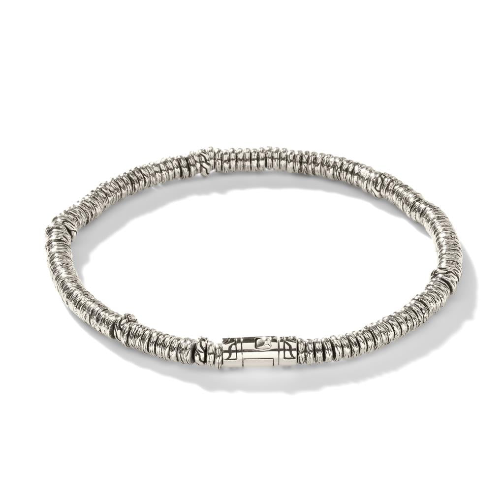 Heishi Bracelet, Sterling Silver