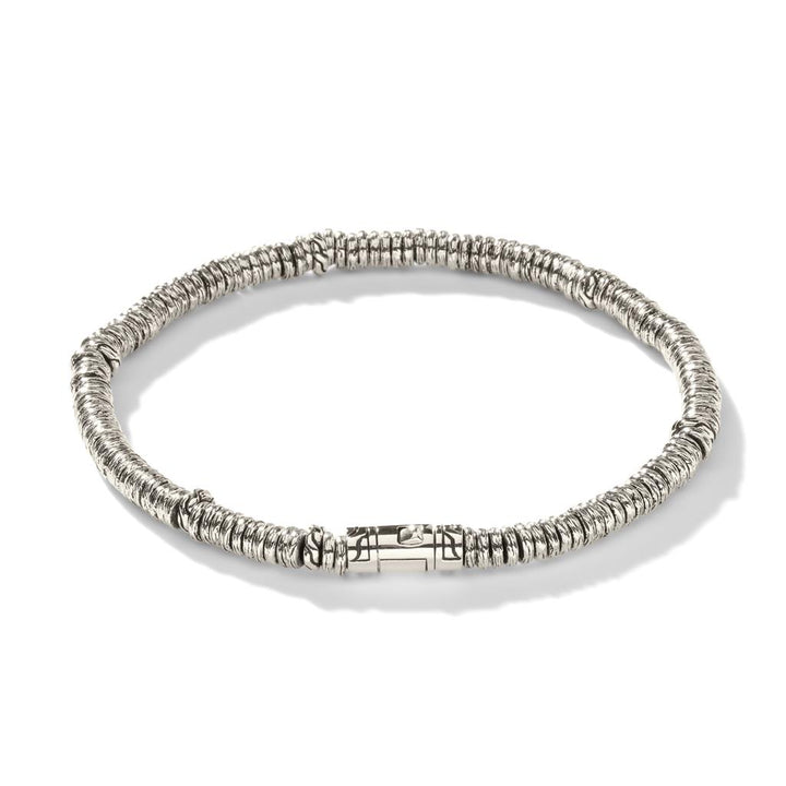 Heishi Bracelet, Sterling Silver