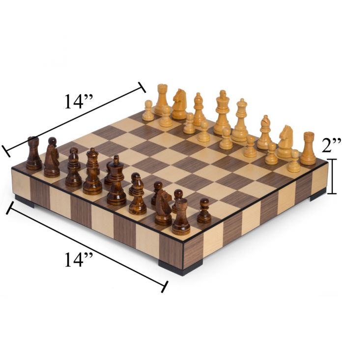 Leonardo Chess & Checkers Set