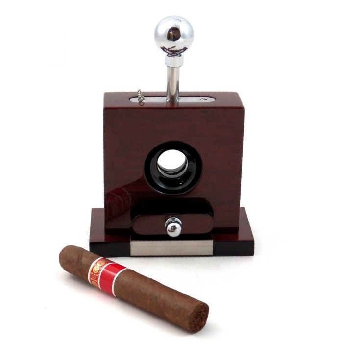 Henry Wood Table Top Cigar Cutter - Walnut
