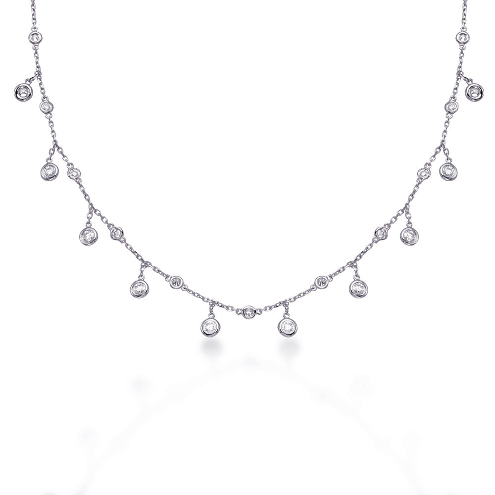 White Gold Diamond By The Yard