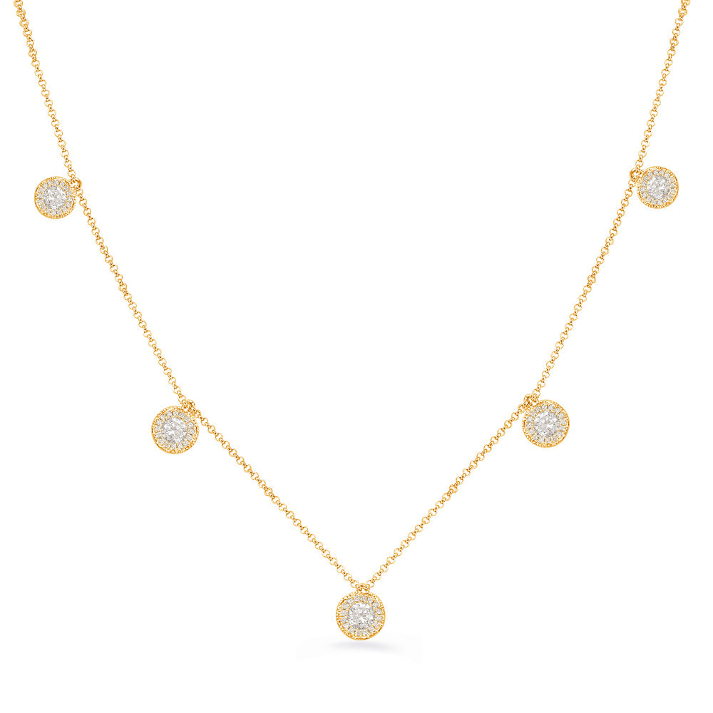 Yellow Gold Diamond Necklace
