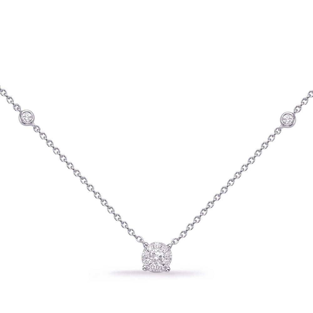 White Gold Diamond Necklace