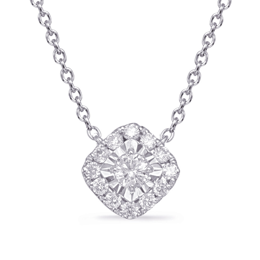 White Gold Diamond Necklace