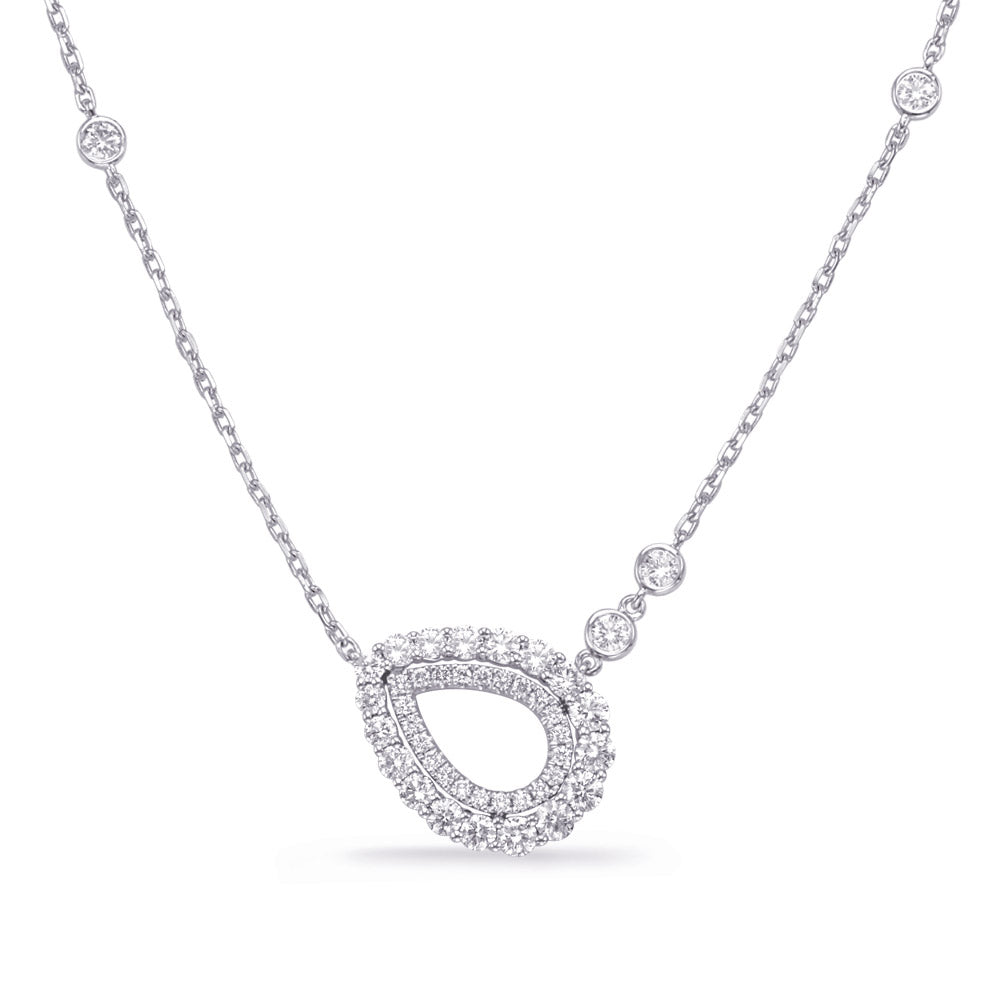 White Gold Diamond Necklace