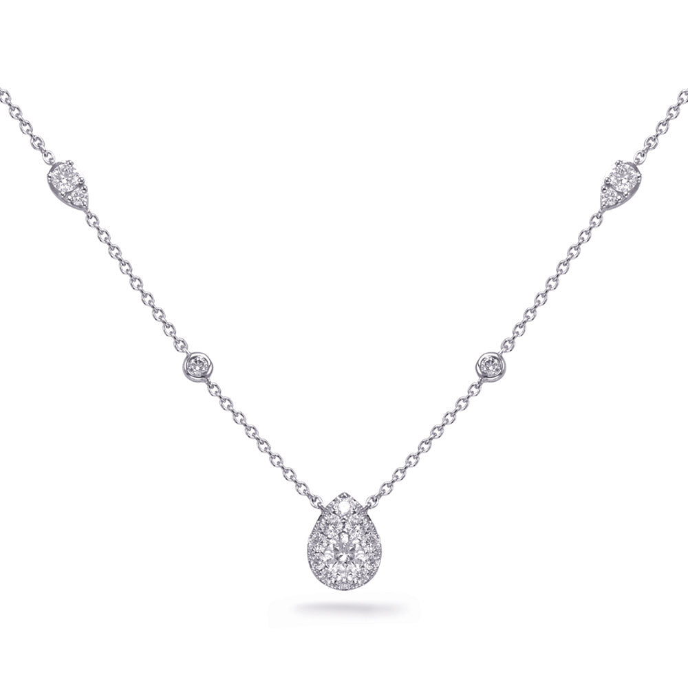 White Gold Diamond Necklace