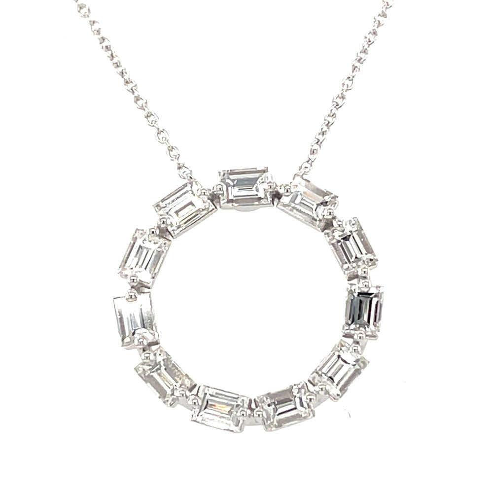 White Gold Diamond Necklace