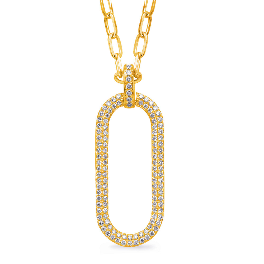 Yellow Gold Diamond Necklace