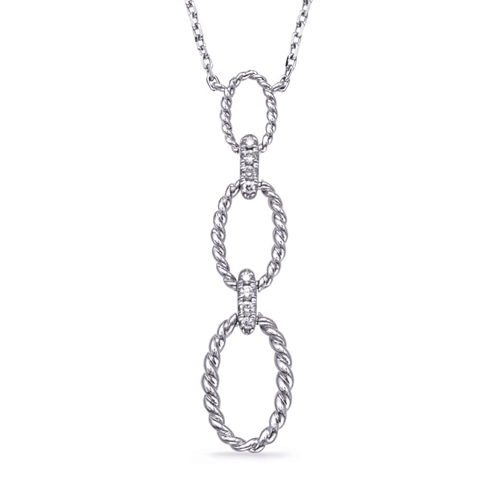 White Gold Diamond Necklace