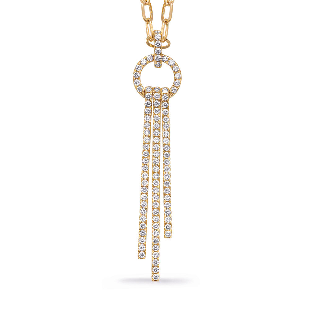 Yellow Gold Diamond Necklace