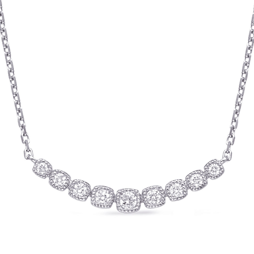 White  Gold Diamond Necklace