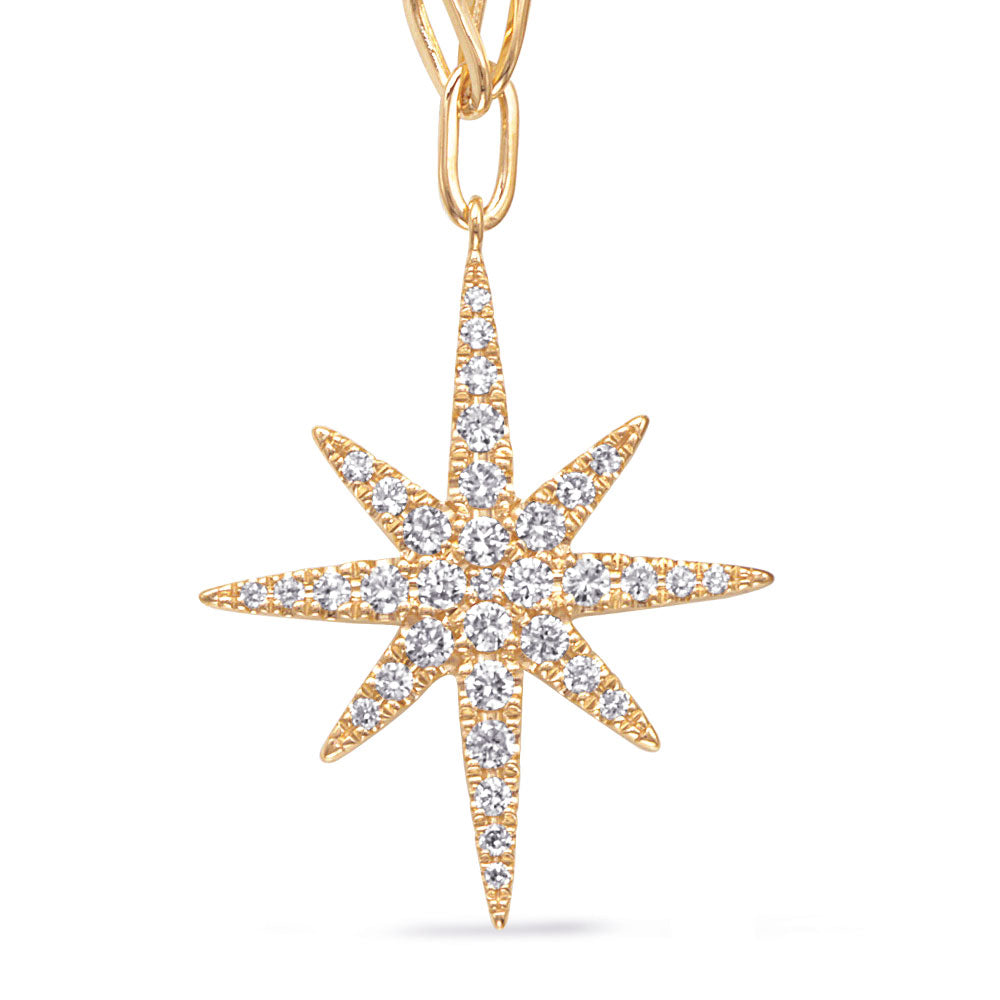 Yellow Gold Diamond Necklace