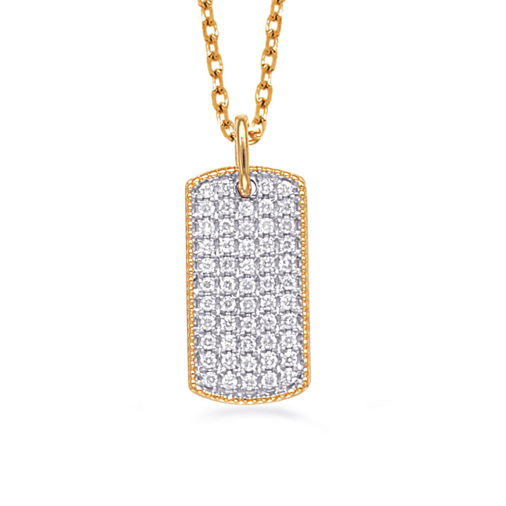 Yellow Gold Diamond Necklace