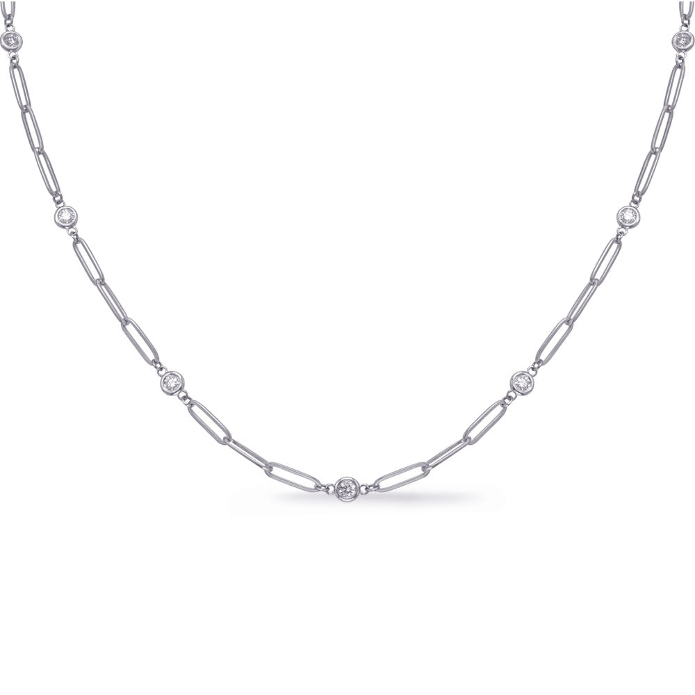 White Gold Diamond Necklace