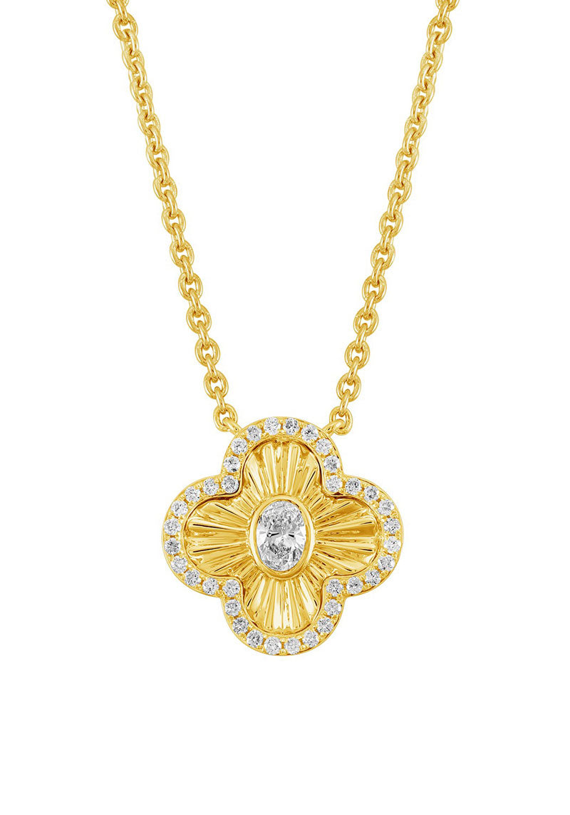 Yellow Gold Diamond Necklace