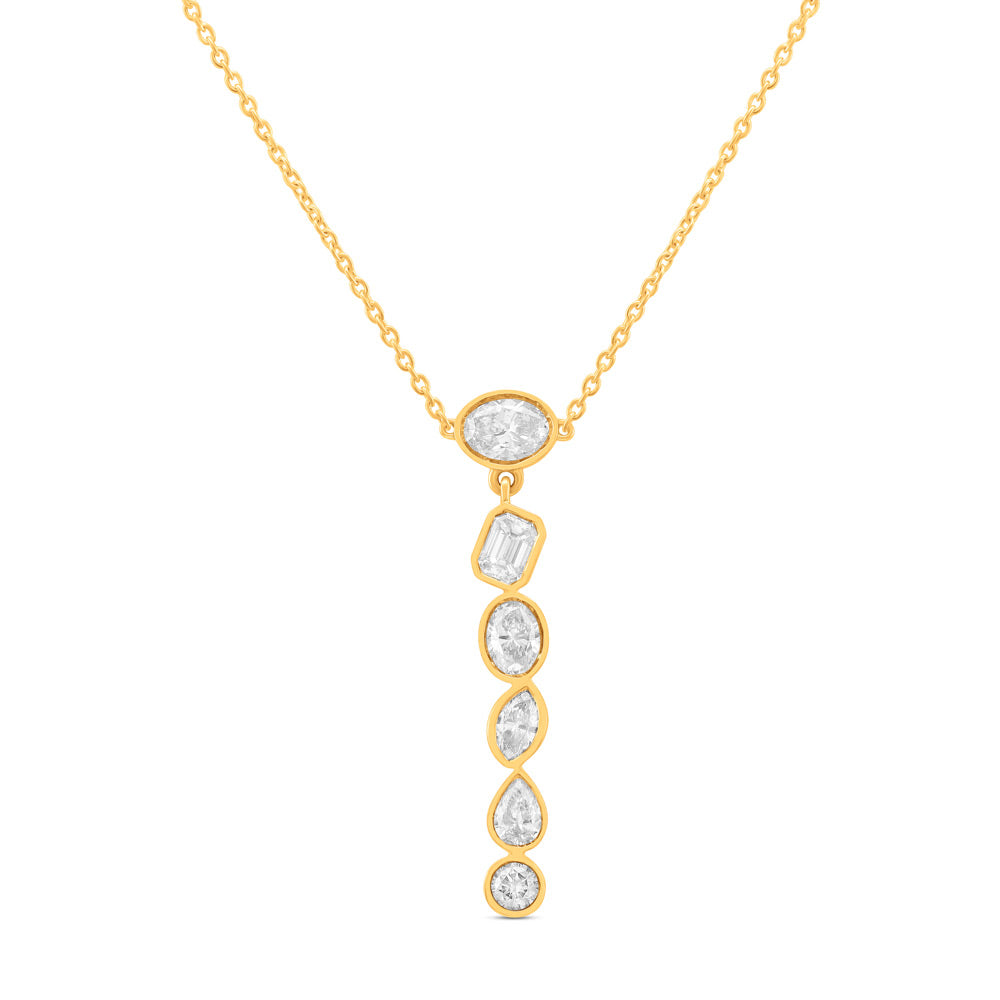 Yellow Gold Diamond Necklace