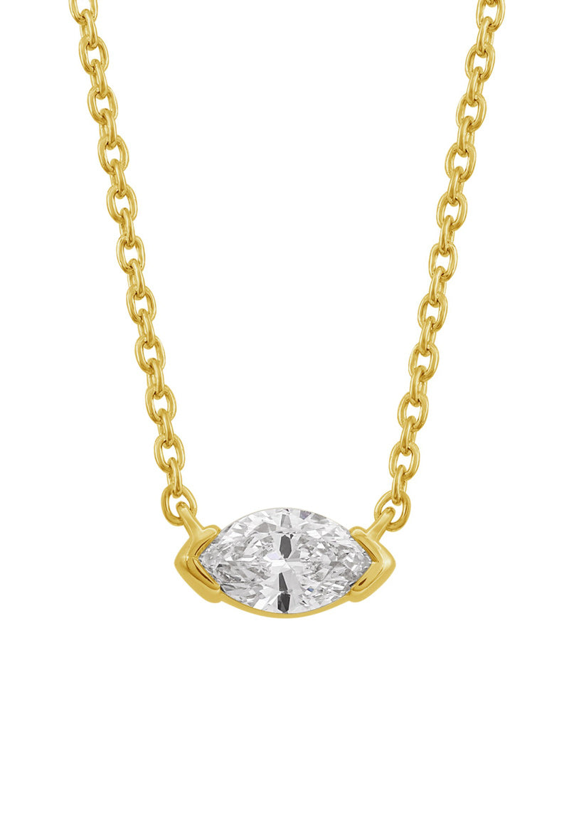 Yellow Gold Diamond Necklace