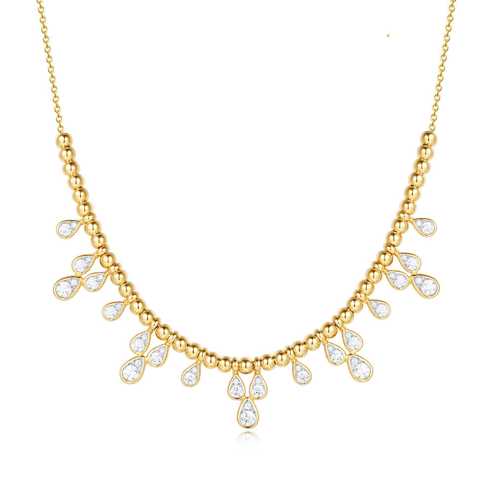 Yellow Gold Diamond Necklace