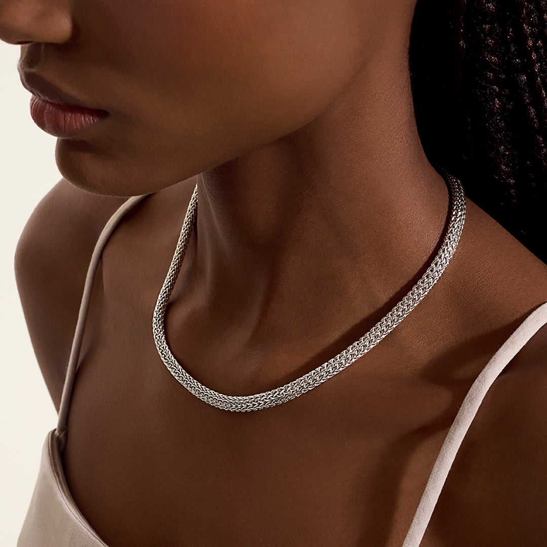 Icon Necklace, Sterling Silver, 6.5MM