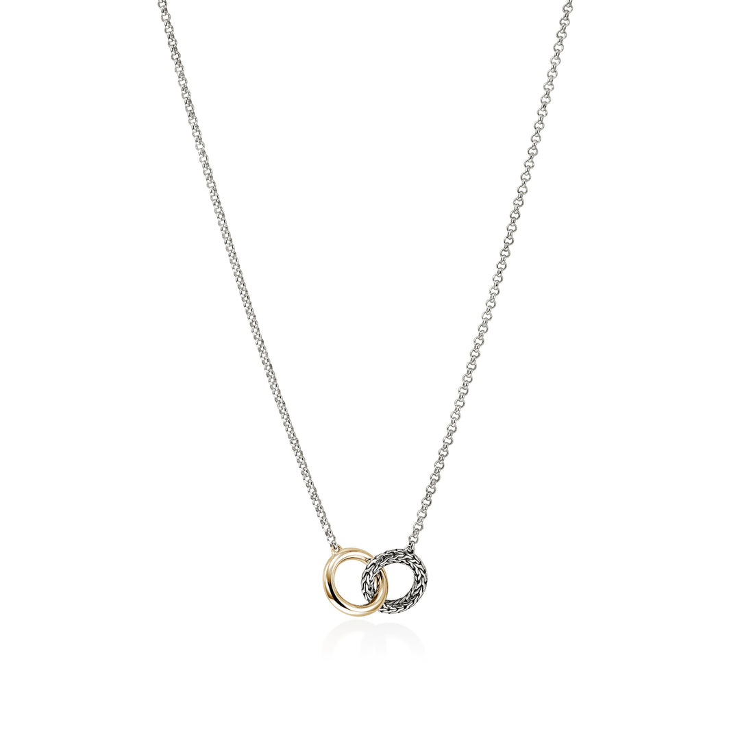JH Essential Linked Necklace, Gold, Sterling Silver, 2MM