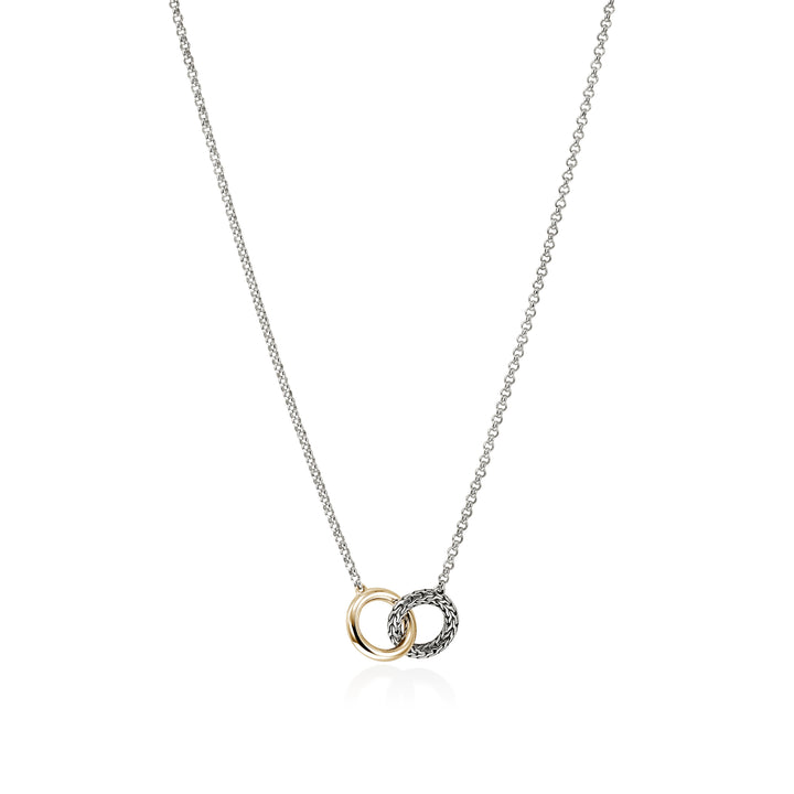 JH Essential Linked Necklace, Gold, Sterling Silver, 2MM