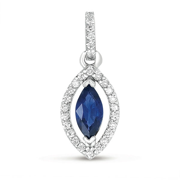 Sapphire & Diamond Pendant