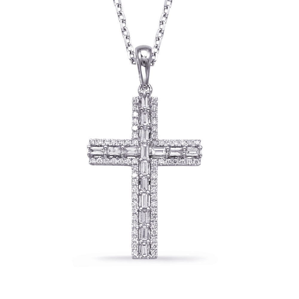 White Gold Diamond Pendant