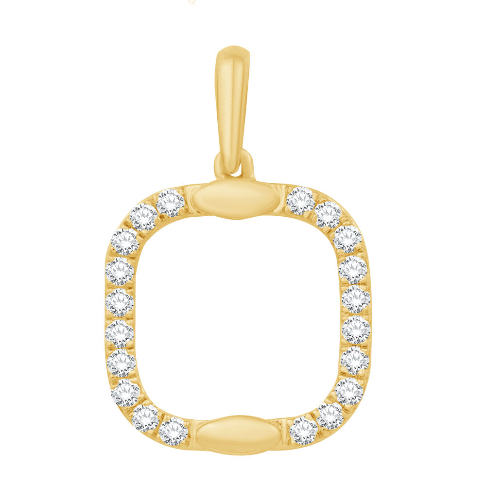 Yellow Gold Diamond Pendant