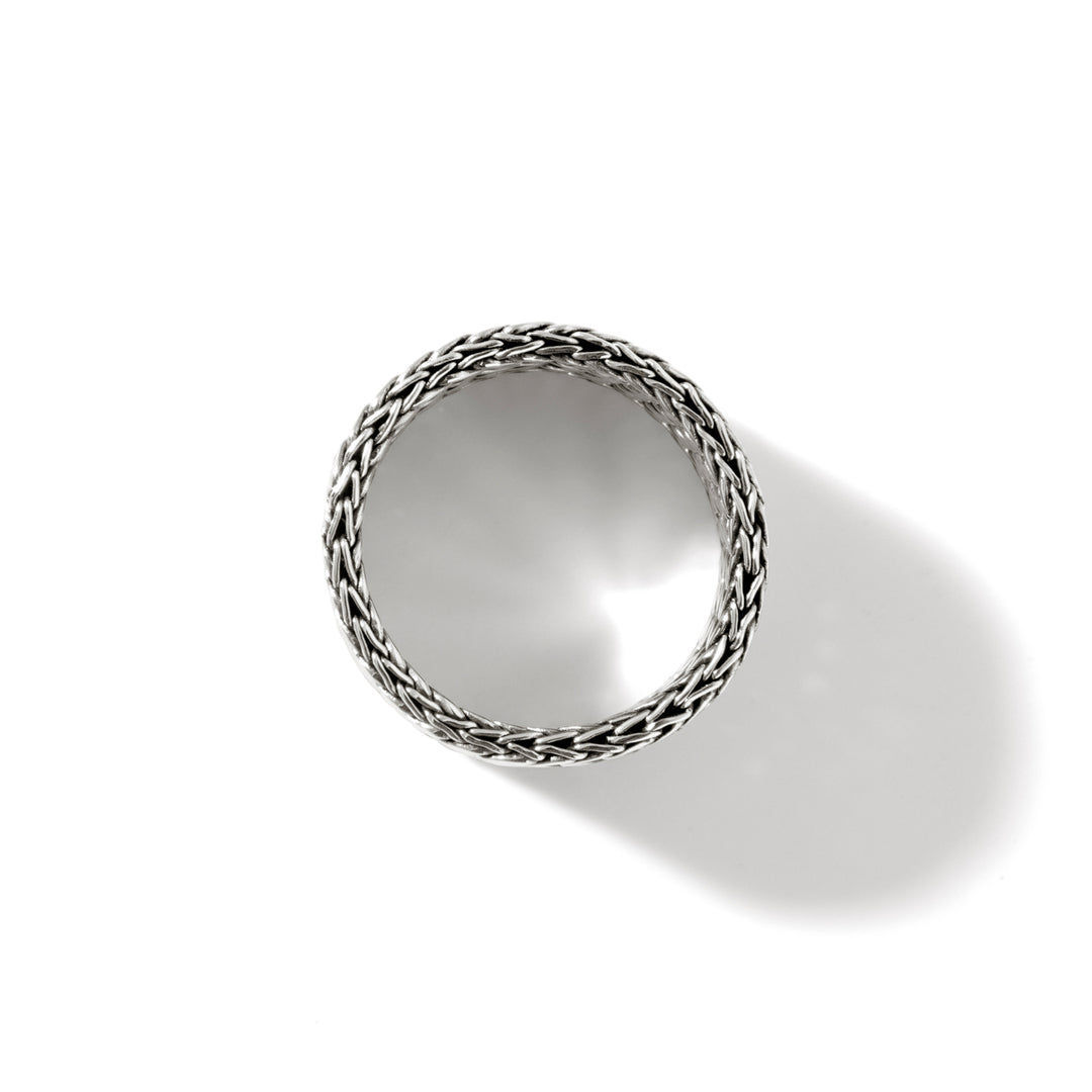 Icon Link Ring, Sterling Silver, 12MM